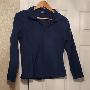 North Face tech glacier fleece 1/4 zip
